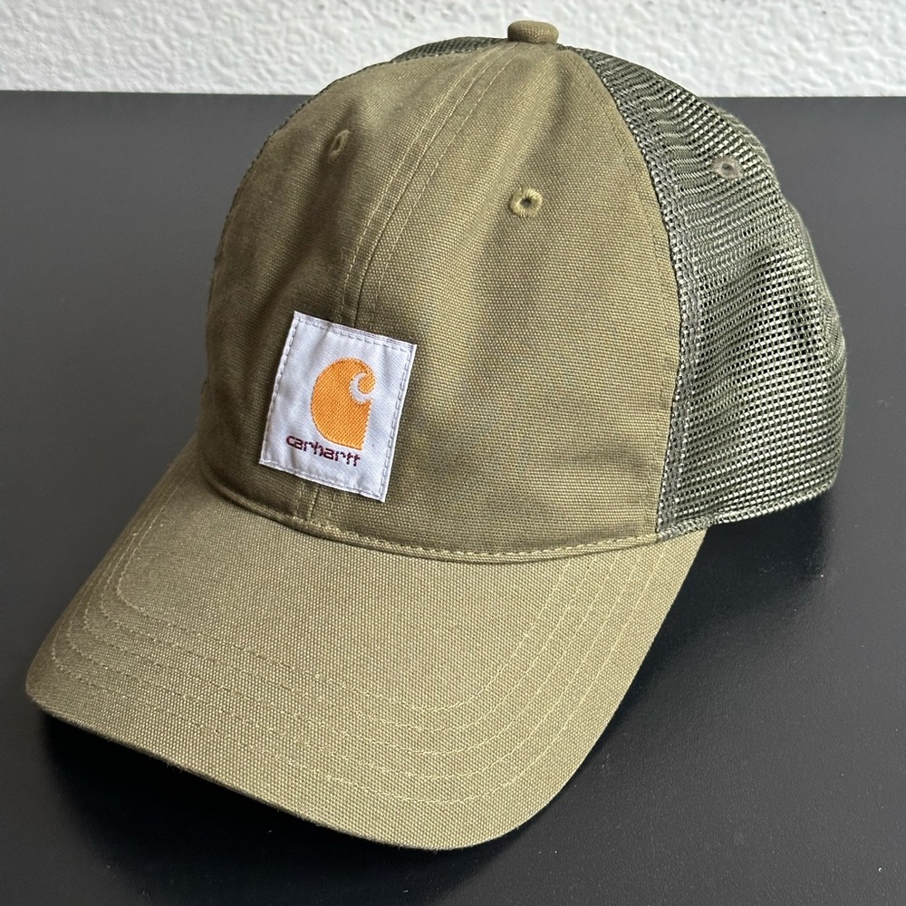 Carhartt Dark Green Mesh Cap Hat